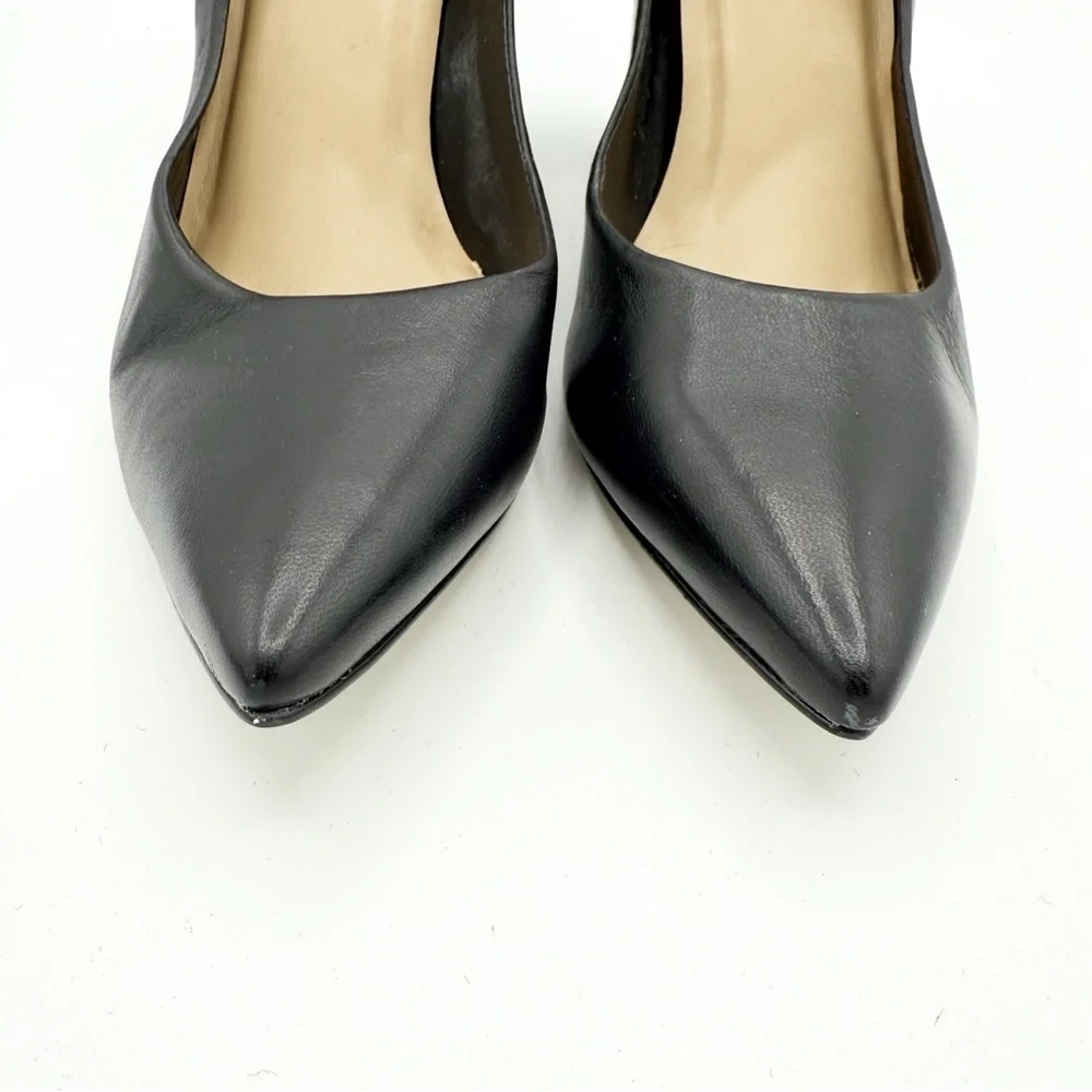 Massimo Matteo Anna Black Pumps Heels Shoes Quiet Luxury Career Professional